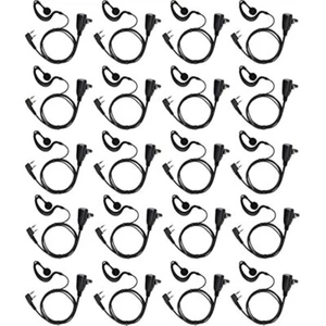 20 x casque écouteur micro PTT pour Baofeng 5R 888S Kenwood Retevis H-777 RT21 RT22 - Photo 1/6