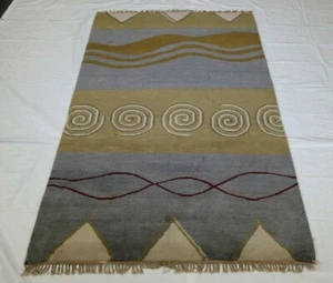 5'0" x 8'0" ft. Hand Knotted Oriental Wool Area Traditional Handmade Rug - Picture 1 of 10