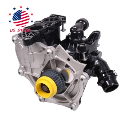06K121111P Water Pump For 2014 2015 2016 Volkswagen Jetta W/ Thermostat Housing - Image 1 of 4