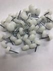 100 x Nylon Nail in Furniture Glide Feet Tables Chairs,chests Etc,nail In Pads