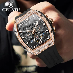 GELATU 52MM Flywheel Design Dual Calendar Automatic Mechanical Watch - Picture 1 of 10