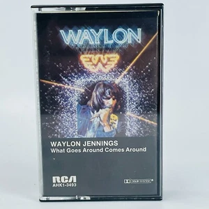 Waylon Jennings What Goes Around Comes Around Country Music Cassette Tape VTG - Picture 1 of 7