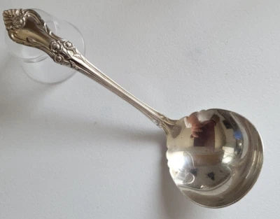 Sterling Silver Afterglow Gravy Ladle Oneida - Imagem 1 de 4