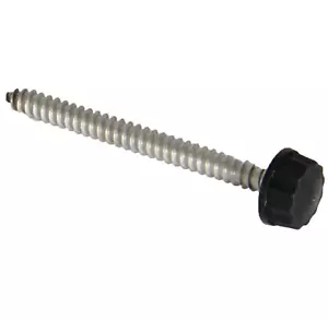 10x FloPlast FC50 Faux Cast Iron Effect Fixing Stainless Steel 12G x 50mm Screws - Picture 1 of 5