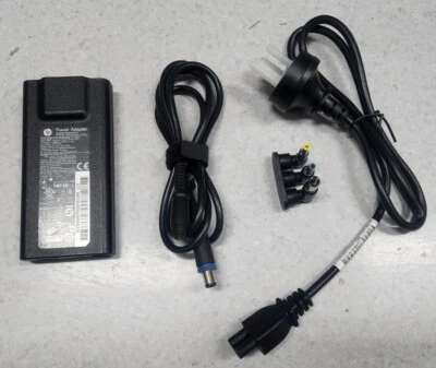 Genuine HP Travel Slim Adapter 19.5V 65W 3.33A  HSTNN-DA14 + Power AC Cable - Image 1 of 3