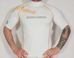 NEW MEN'S WHITE COMPRESSION SHIRT ADULT LARGE - Picture 1 of 5