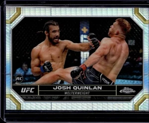 2024 Topps Chrome UFC JOSH QUINLAN Rookie RC Prism Refractor #76 - Picture 1 of 2
