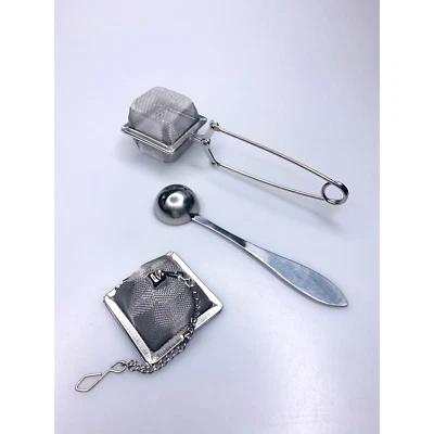 Vahdam Teas Infuser and Spoon Trio, One Spoon and 2 Infusers - Image 1 of 4