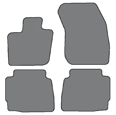 Lincoln MKZ 2017-2018 juegos de 4 alfombrillas alfombrillas de ajuste personalizado - negras Foto 1 de 4