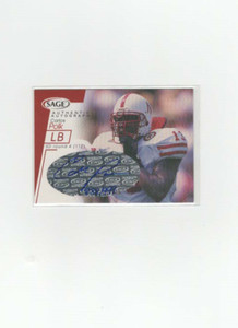 2001 Sage Authentic Autograph RED /999 Carlos Polk A35 Rookie Seahawks