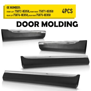 Rear Front 4PCS Door Lower Molding Door Garnish Fit 2011 2012-2013 Highlander - Picture 1 of 15