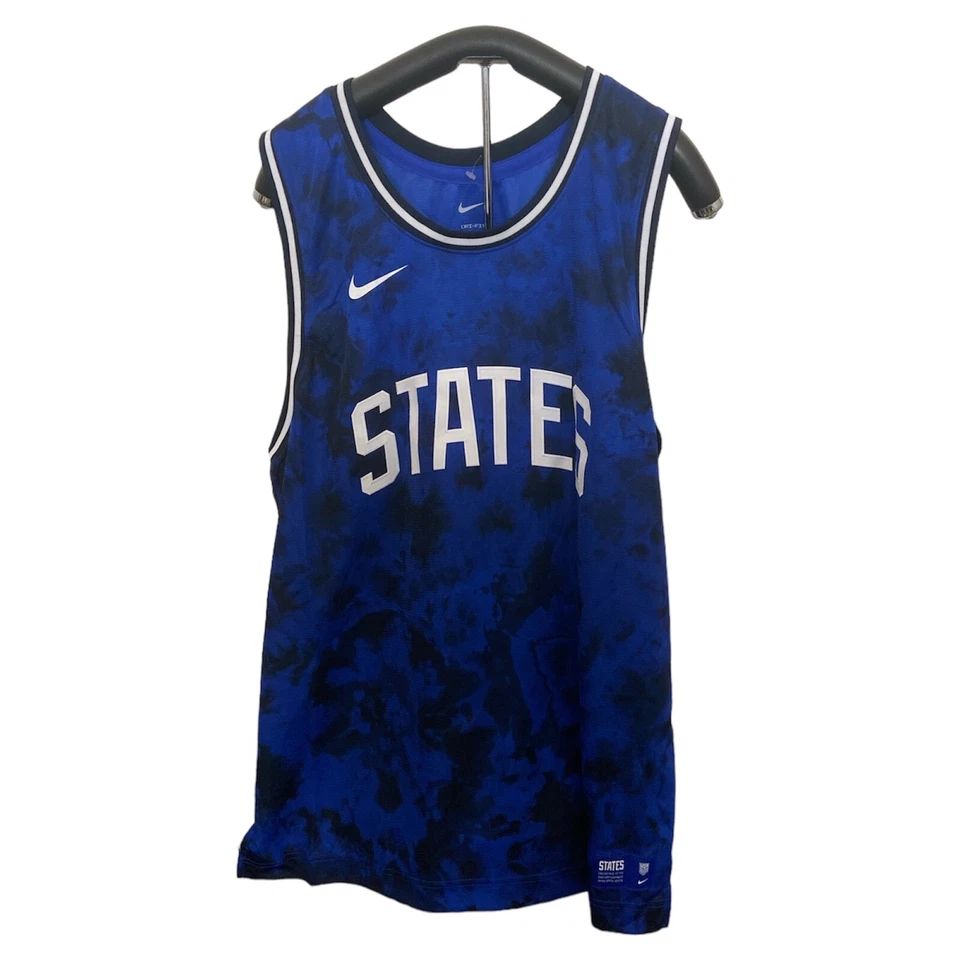 Nike USA National Soccer Team Basketball Jersey DN1134 Men’s XL Blue Black