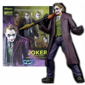 NECA SHF DC Comics Batman The Dark Knight Heath Ledger Joker 7" Actionfigur - Bild 1 von 11