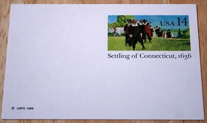 Scott #109 --- Settling of Connecticut, 1636 - Picture 1 of 2