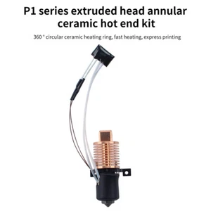 Extrusion Head Ring Ceramic Hot End Hardened Steel Nozzle Accessory for   P1 - Afbeelding 1 van 8