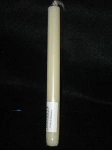 Taper Candles, Cream, Set 2, 7/8" x 10", Germany, Dripless, 8-10 hrs, Free Ship - Picture 1 of 3