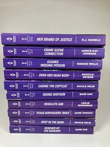 Harlequin Intrigue Romance Crime Suspense Lot Of 10 Paperbacks Lot I2 Apr-Jun 23 - Picture 1 of 9