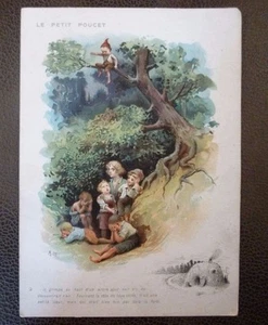 CHROMO REIMS GALERIES REMOISES LE PETIT POUCET N°2 LITHO PARISIENNE ROBIN PARIS - Imagen 1 de 2