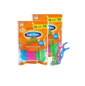 Denteck Kids Fun Flossers 90ea*2pack - Bild 1 von 1