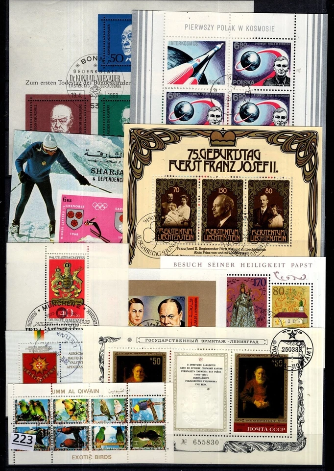 # WHOLESALE - USED - 10 S/S - ART, BIRDS, SPORTS, SPACE - Image 1 of 1