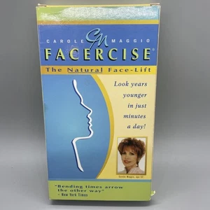 Carole Maggio Facercise VHS The Natural Face-Lift RARE TESTED/WORKS - Picture 1 of 6