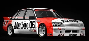 Brock HDT VK Race Car Commodore Vinyl Man Cave Motor Poster Big Banger - Picture 1 of 1