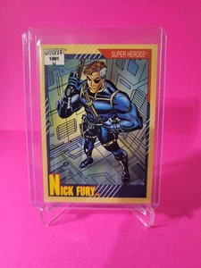 1991 Impel Marvel Universe #52 Nick Fury Super-Heroes - Picture 1 of 3
