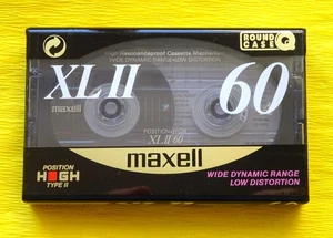 1x MAXELL XL II 60 Cassette Tape 1991-1993 + OVP + SEALED + - Picture 1 of 2