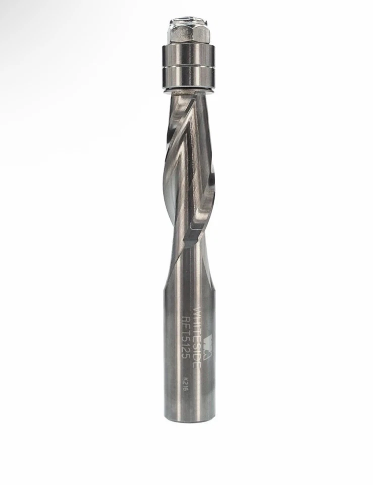 Whiteside RFT5125 Spiral Flush Trim Up Cut Router Bit for Woodworking - 1/2"SH, - Image 1 of 1