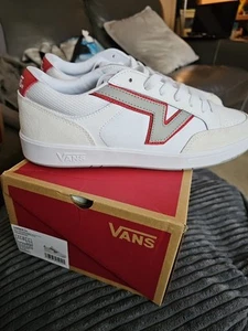 New Vans Lowland CC Sport Whitered/Grey Sneakers Low-Top Shoes Mens 11 - Picture 1 of 6
