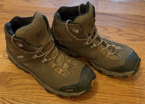 Bota de Senderismo Oboz Bridger Para Hombre Talla 8.5 Marrón Diente de Sierra II Medio Impermeable B-seco - Imagen 1 de 13