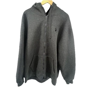 Beverly Hills Polo Club Hooded Jacket Gray Black Full Zip Up Mens Size XL 2016 - Picture 1 of 11