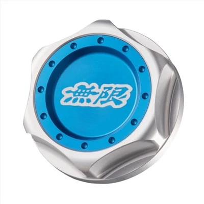 MUGEN   Mugen Hexagon Oil Filler Cap Blue 15610-XG8 -K2S0-BUfrom JP - Image 1 of 2