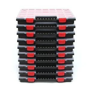 10er Set Sortierbox Werkzeug-Organizer Sortimentskasten Kleinteilemagazin - Bild 1 von 8