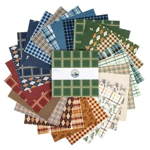 Riley Blake Plaid Venture Club Layer Cake 10” Stacker - Picture 1 of 24