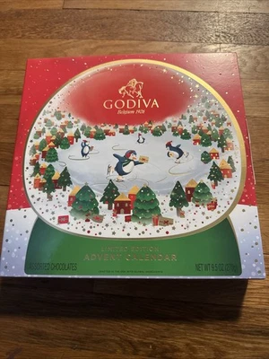 Calendario de Adviento Godiva 2024 Edición Limitada con 24 Piezas de Chocolate Nuevo en Caja Foto 1 de 4