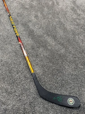 MATT BOLDY Minnesota Wild SIGNED Autograph Hockey Stick PSA COA - Image 1 of 2