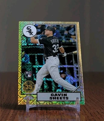 Gavin Sheets 2022 Topps Chrome 1987 35th Anniversary Rookie Card - RC White Sox - Image 1 of 2