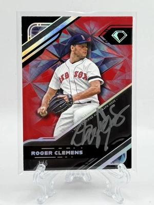 2025 Topps Diamon Icons Roger Clemons Negro Policromatink Automático 1/5 Foto 1 de 2