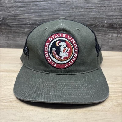 Florida State Seminoles Sombrero Gorra Correa Trasera Para Hombre Talla Única Verde NCAA Fútbol Foto 1 de 4
