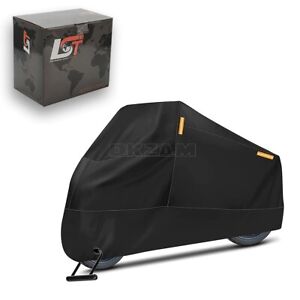 Motorcycle Protective Case Cover Outdoor Cover Whole Garage Waterproof Black M