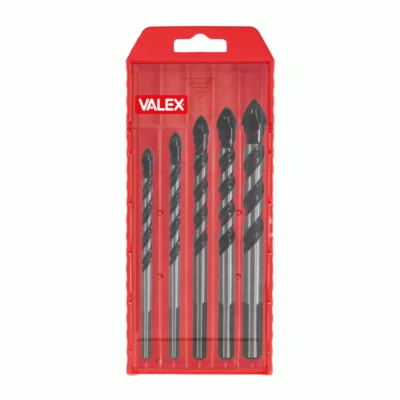 VALEX PUNTE MULTIUSO PER CERAMICA VETRO TAGLIO   SERIE 5 PEZZI CODICE  1461160 - Immagine 1 di 4