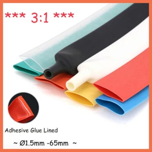 Marine Grade Heat Shrink Tube Dual Wall Heat Shrink Tubing Glue Inside Fast Wrap - Picture 1 of 13