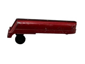 Vintage Red Die-Cast Toy Tanker Trailer With Wheels & Ladder - Picture 1 of 8