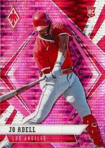 2021 Panini Chronicles Phoenix Pink Pulsar #7 Jo Adell ANGELS RC - Bild 1 von 2