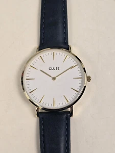 Cluse Women's La Boheme White Dial Green Genuine Leather Watch CL18416 NWT - Picture 1 of 7