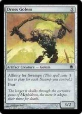 4 Dross Golem - LP - Darksteel - mtg - 4x x4