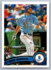 2011 TOPPS UPDATE #US155 ERIC HOSMER ROYALS ROOKIE - Picture 1 of 3