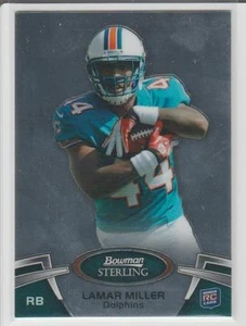 Tarjeta de novato Lamar Miller 2012 Bowman Sterling radiocontrol #54 - Imagen 1 de 1