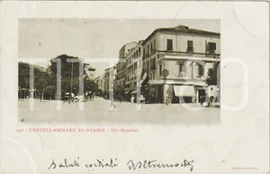 CASTELLAMMARE DI STABIA - VIA MAZZINI (NAPOLI) 1903 - Bild 1 von 1